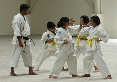 Self defence and martial arts room